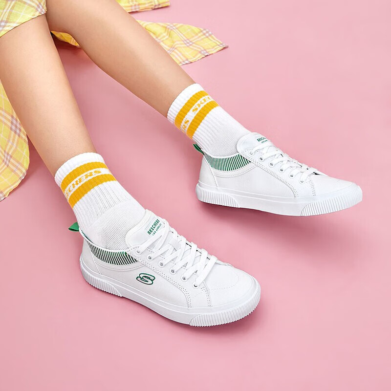 Skechers 斯凯奇 女式休闲帆布鞋 155120 Plus会员折后¥139 三色可选