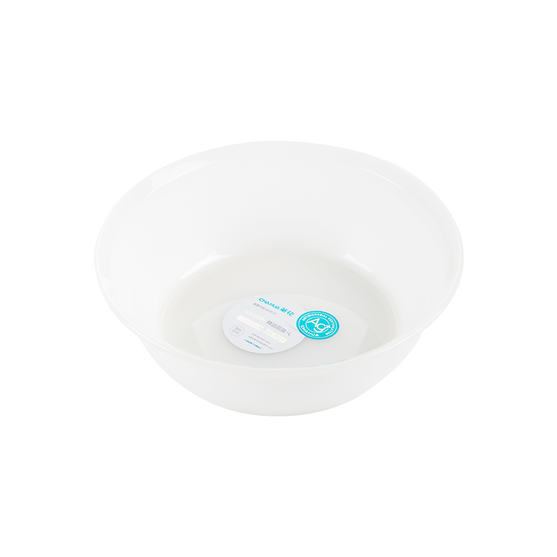 茶花银离子抗菌加厚脸盆塑料脚盆洗PP新生婴儿童大小脸盆洗菜盆 【抗菌款小号】圆盆