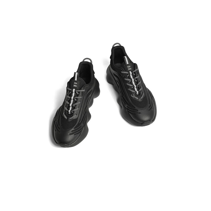 百丽动感线条老爹鞋男2023春季新款透气休闲潮酷运动鞋A1018AM3 黑色 41