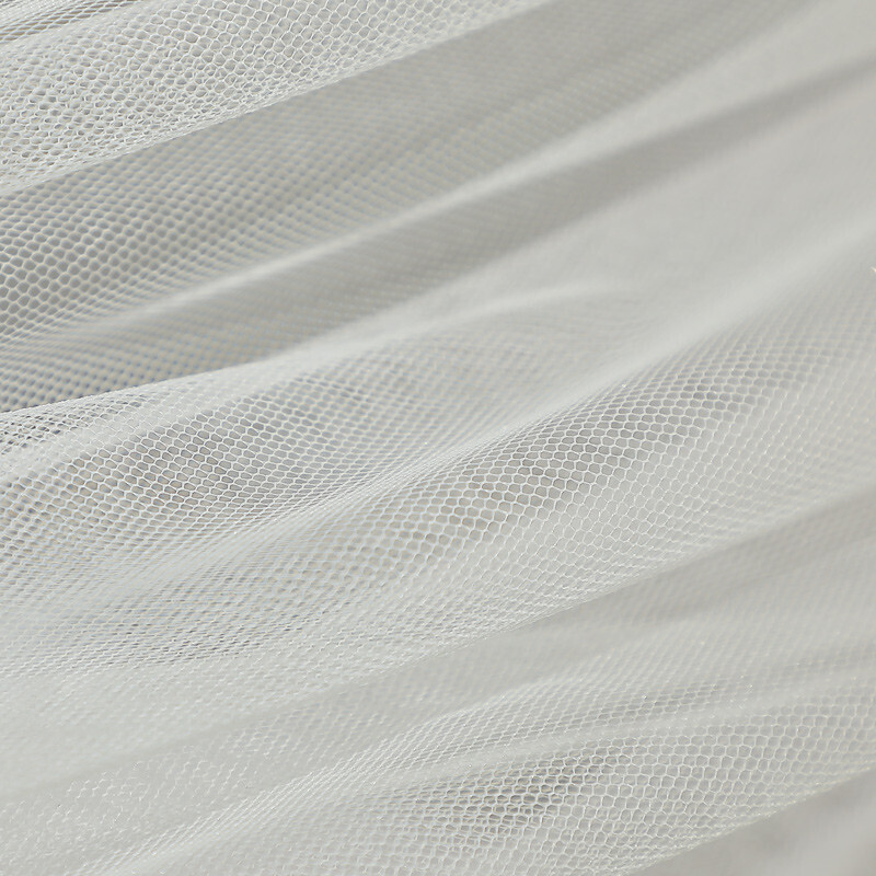 富安娜家纺 蒙古包蚊帐加密防蚊防滑易收纳 牢固支架双开门蚊帐 夏沫芳菲1.8米床