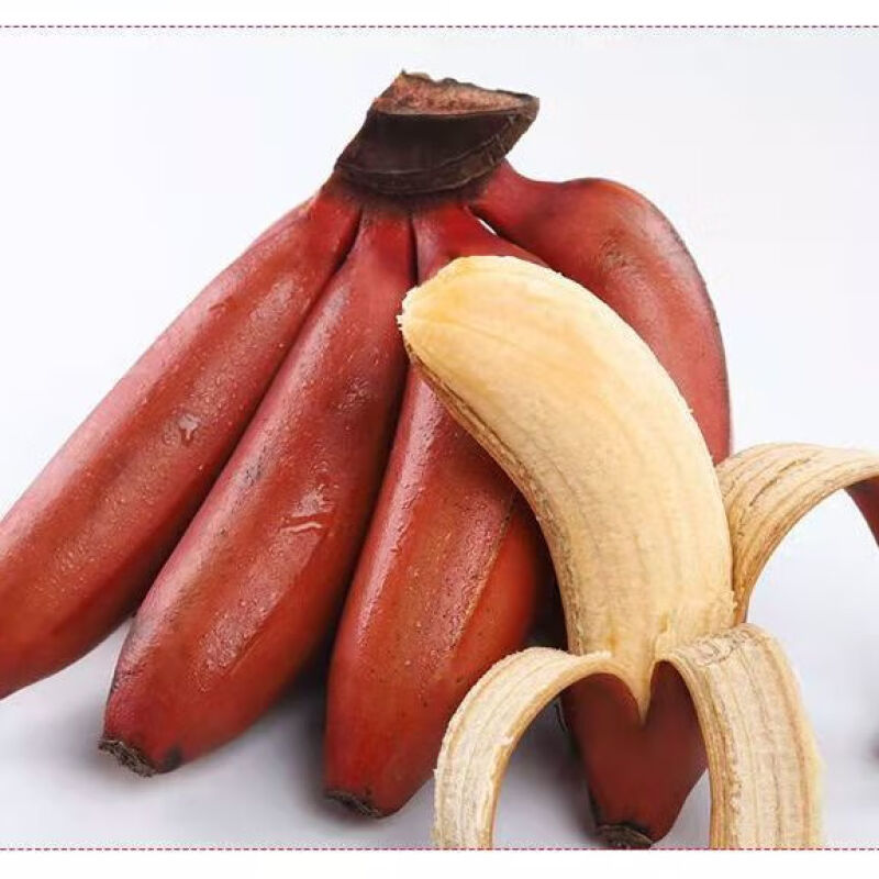 广西美人蕉红皮香蕉广西糯甜蕉现摘自然熟当季新鲜水果