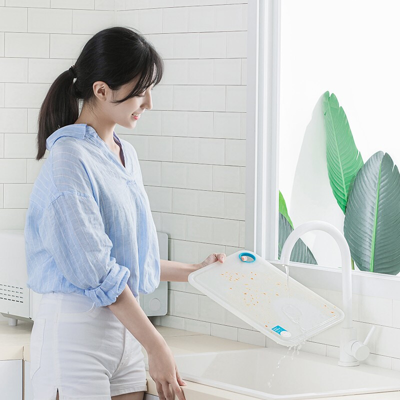 茶花砧板欧铂兹银离子抗菌砧板切菜板厨房案板水果塑料宿舍刀 【L号2个装】砧板