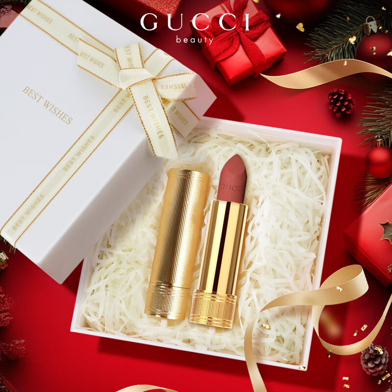 古驰圣诞节礼物 送女友古驰口红香水礼盒套装生日礼物女