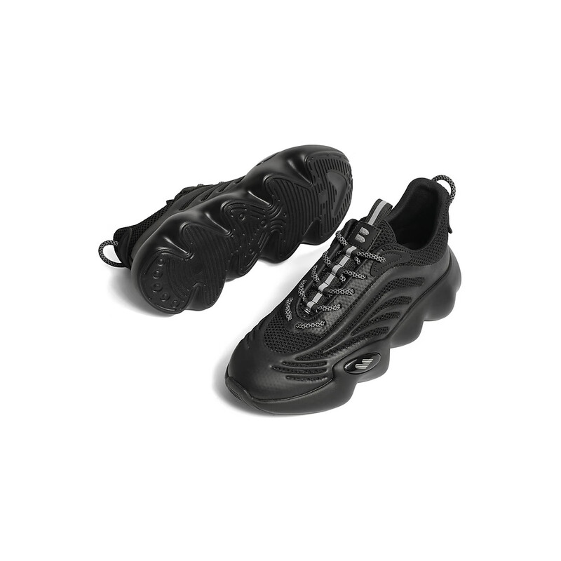 百丽动感线条老爹鞋男2023春季新款透气休闲潮酷运动鞋A1018AM3 黑色 41