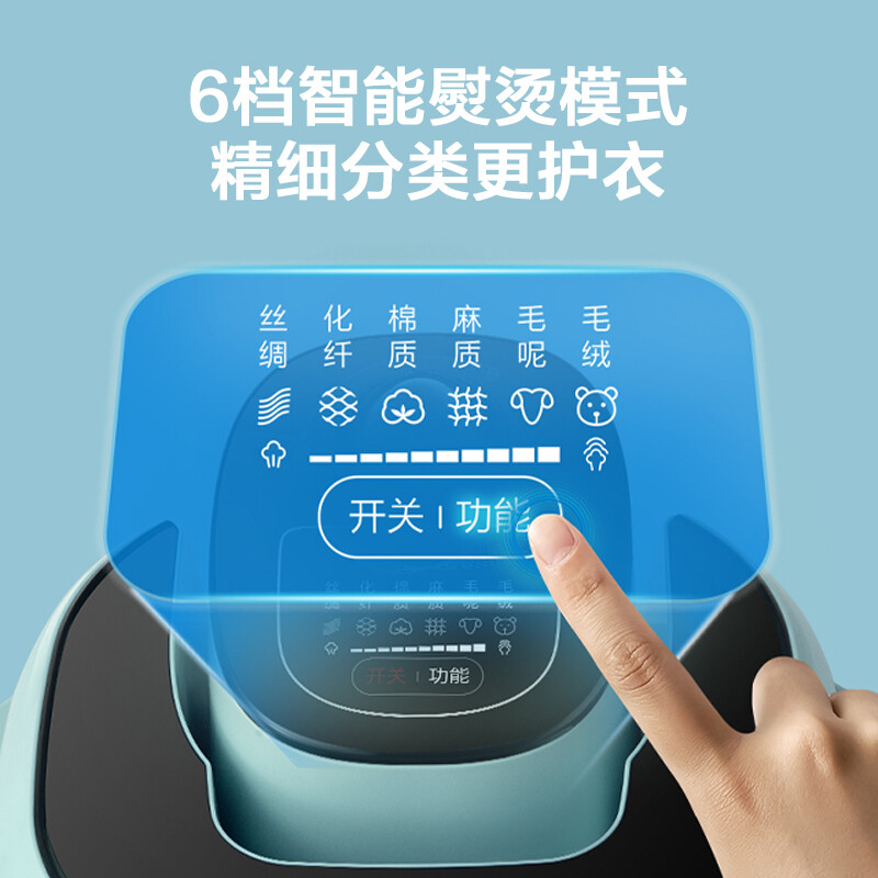 美的（Midea）【澎湃大蒸汽】挂烫机家用熨斗 高效杀菌除螨蒸汽挂烫机 双杆手持熨烫机2升电熨斗YGD20D7