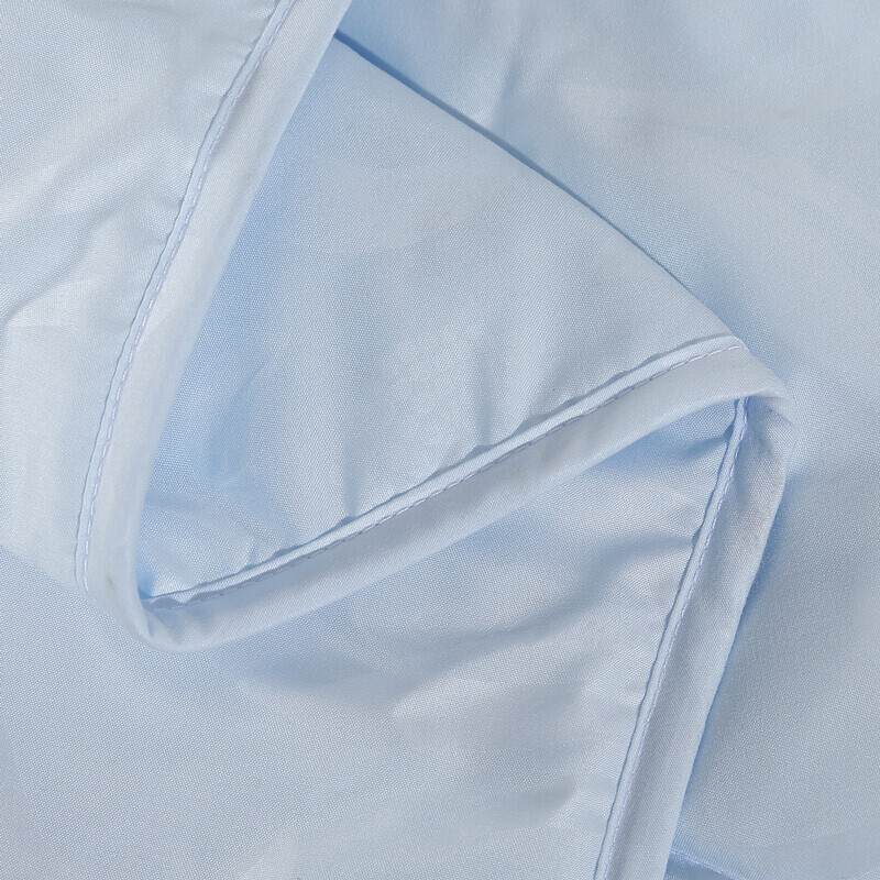 富安娜空调被子 可水洗夏凉超柔双人加大夏薄被芯 跃动(230*229cm)浅蓝