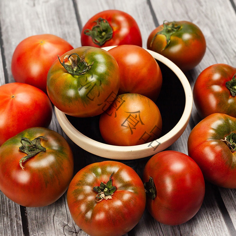 丹东莓柿子新鲜应季水果西红柿自然熟绿腚番茄