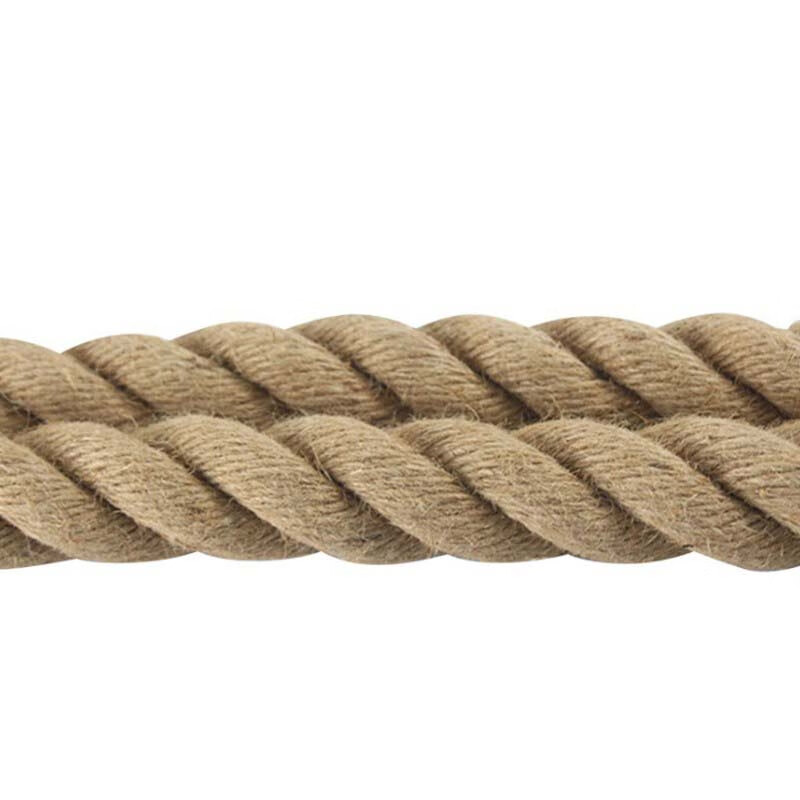 盛扬 攀爬绳臂力训练爬山攀登装备麻绳攀登大绳健身训练粗绳 40mm*9m