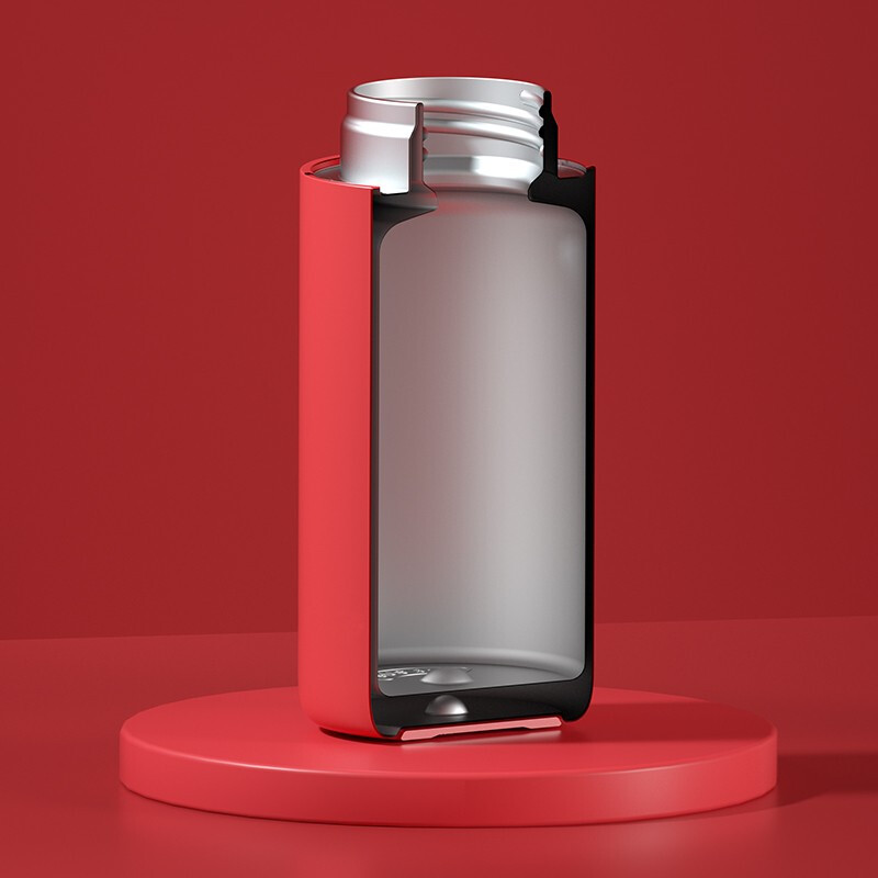 茶花mini口红保温杯女随手随行杯夏季便携个性潮流创意可爱水杯 番茄红