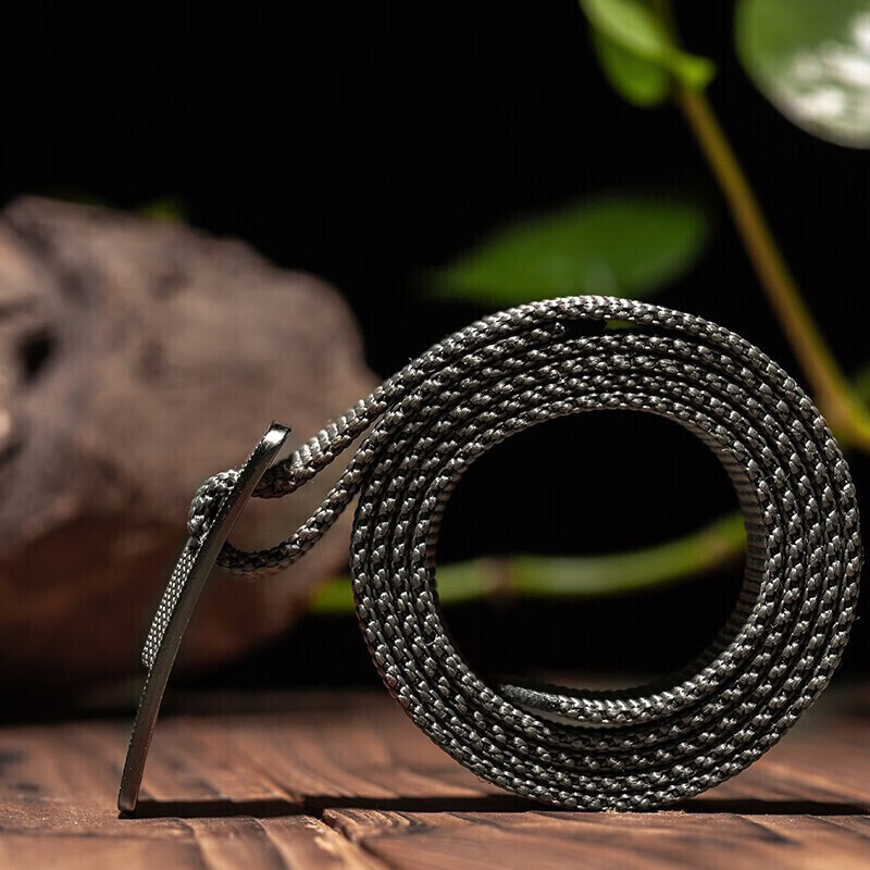 军凯鹏飞内腰带新式编织外腰带军训带战术训练腰带 内腰带（灰色） 小号