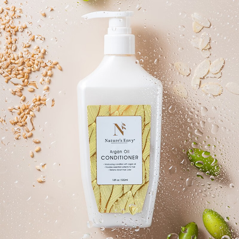 天然之扉摩洛哥油沙龙洗护532ml*2+阳光活力护手霜60ml+小兔毛巾新年礼盒套盒装