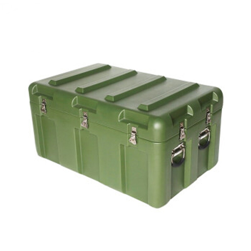 荣兵滚塑箱储物箱户外野战器材箱空投箱物资箱给养单元通用运输箱800*600*600mm