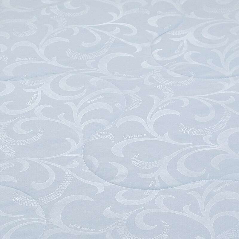 富安娜空调被子 可水洗夏凉超柔双人加大夏薄被芯 跃动(230*229cm)浅蓝