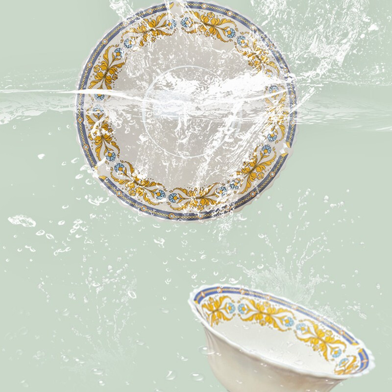 康宁餐具 餐具套装耐高温玻璃碗碟盘套装 彭巴杜夫人 餐具20件套 20头