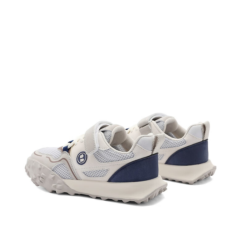 百丽潮酷网面运动鞋童鞋2023夏季新商场同款拼色休闲鞋A2331B83 灰色 36