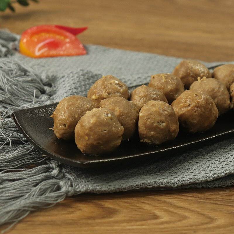 聚春园官方 牛肉丸火锅食材速冻方便食用 火锅牛肉丸子实心手打牛肉丸 牛肉丸200g