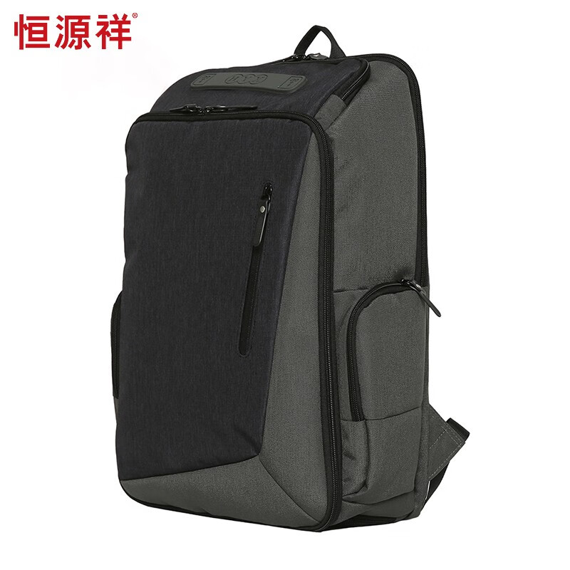 恒源祥（HYX）电脑包校园双肩包通勤背包旅行包大容量 HYX0176蓝色