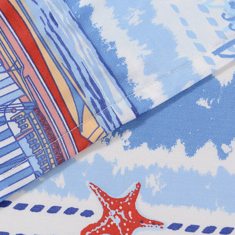 富安娜学生宿舍套件纯棉全棉三件套卡通儿童单人床单被套152*210cm