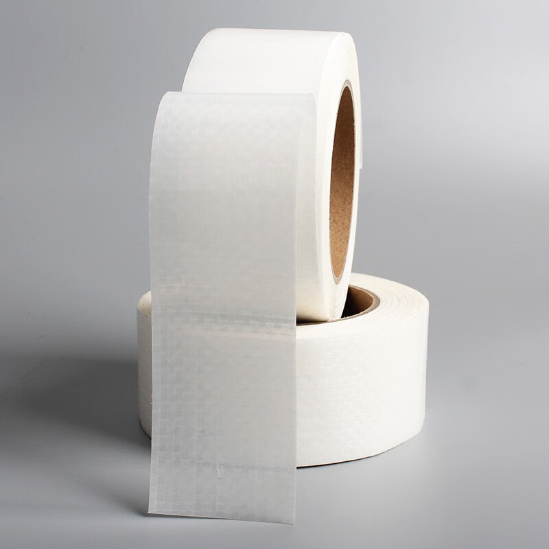 盛扬 A1476 白色编织布胶带 篷布吨包胶贴 吨袋错字修改胶带 100mm*20m