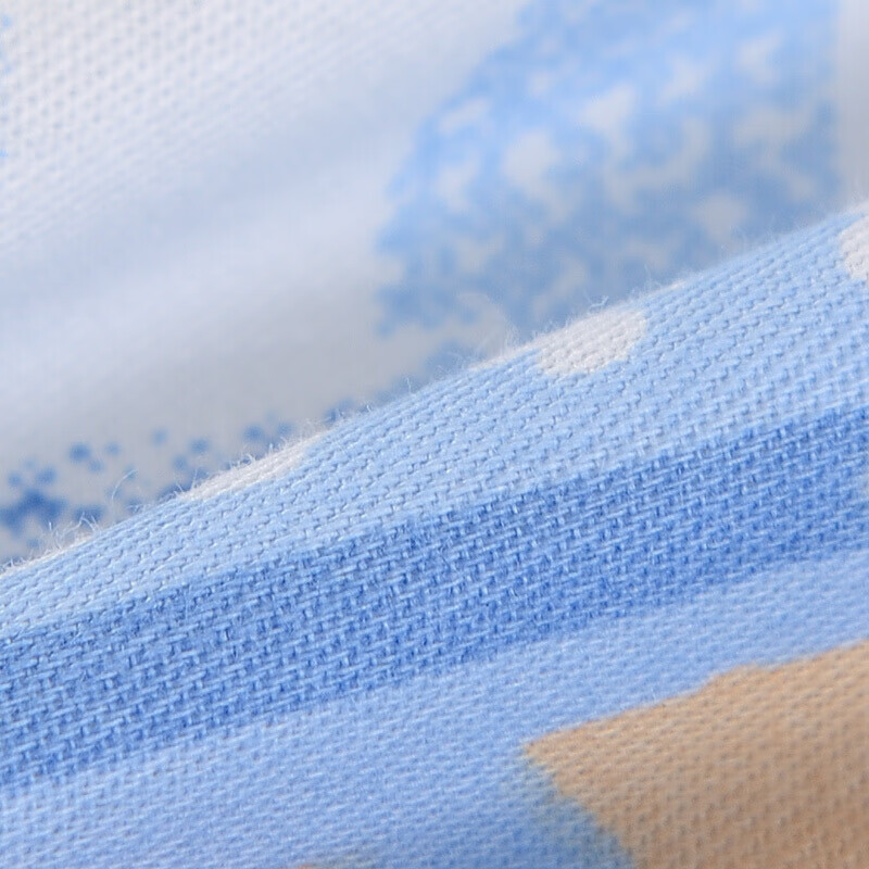 富安娜学生宿舍套件纯棉全棉三件套卡通儿童单人床单被套152*210cm