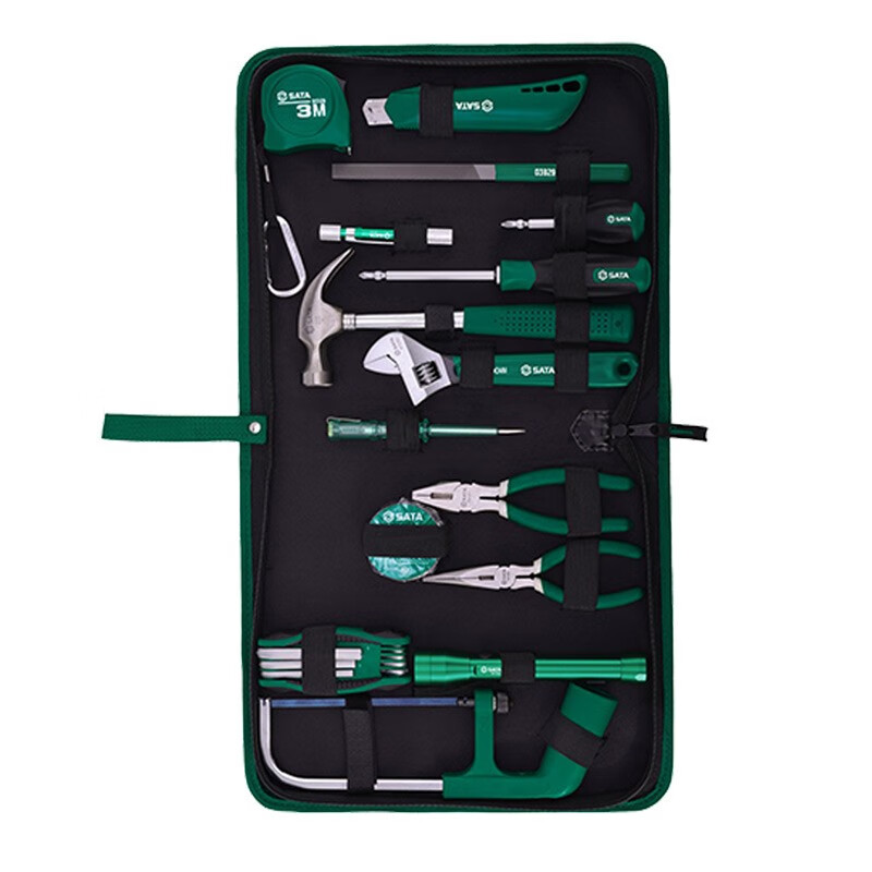 世达（SATA）家用五金工具套装27件基本维修组套 06005