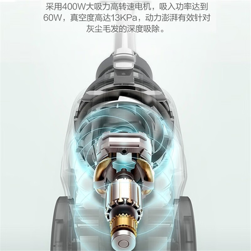 美的Midea吸尘器家用卧室立式手持推杆二合一手持有线吸尘器SN9