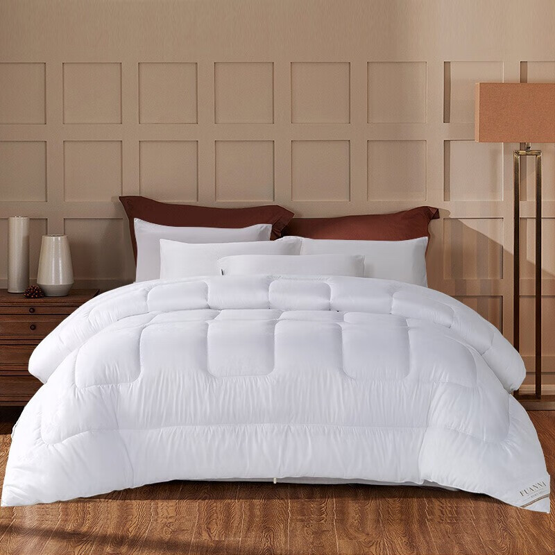 富安娜家纺被子冬被冬季加厚被芯双人加大纤维被保暖棉被(230*229cm)