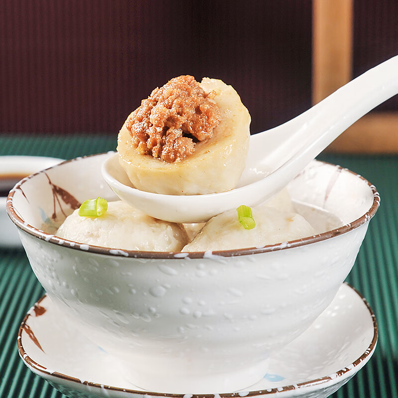 聚春园官方福州满分鳗鱼丸 福建特产小吃包心鱼丸火锅麻辣烫 中华老字号 满分鳗鱼丸450g*3