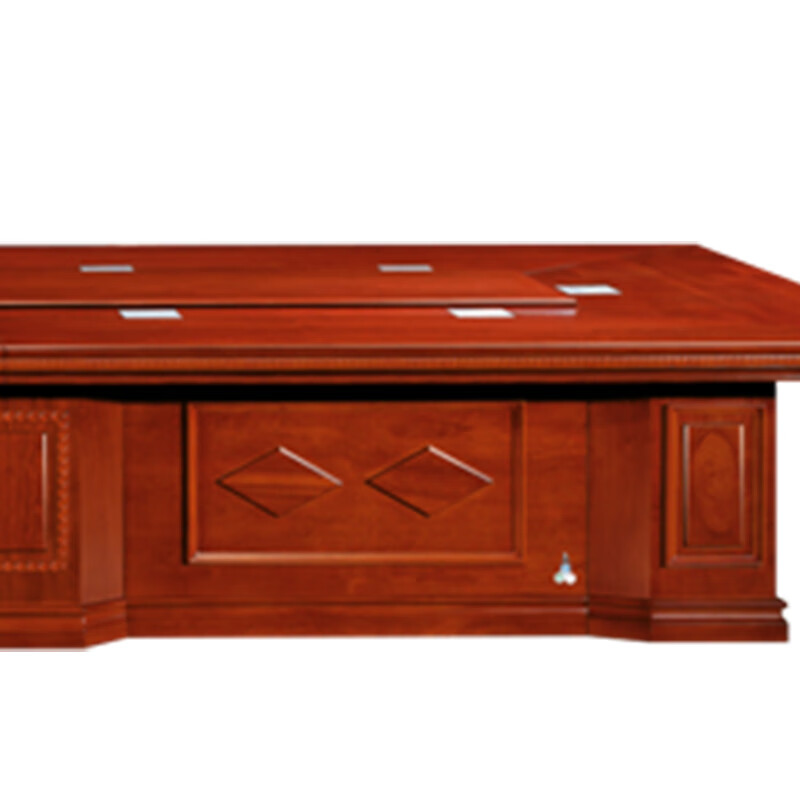 臻远ZY-QTZ-12办公家具油漆会议桌长桌接待洽谈桌大型会议台桌6.0米