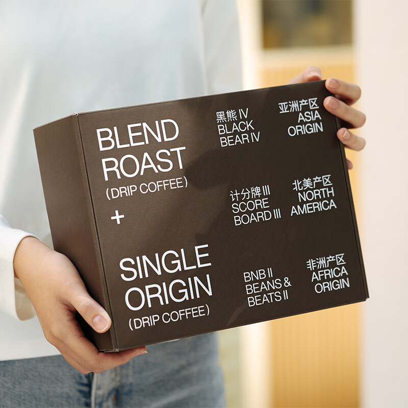 三顿半挂耳咖啡包 手冲式现磨黑咖啡 世界装挂耳36包*10g