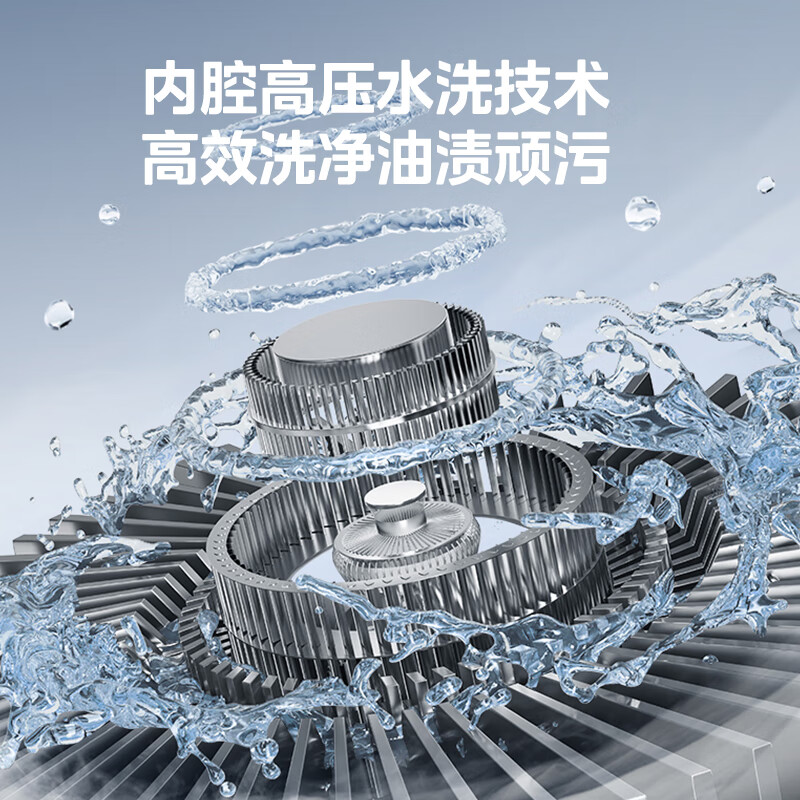 美的（Midea）抽油烟机欧式家用厨房油烟机22立方爆炒大吸力 高压直喷洗 挥手控制 WiFi智控CXW-260-TJY3*