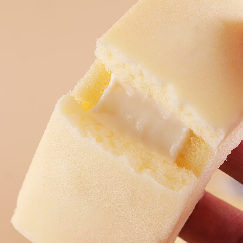 满格华夫半咸豆乳蛋糕 网红零食下午茶糕点营养早餐夹心蛋糕 1箱 380g