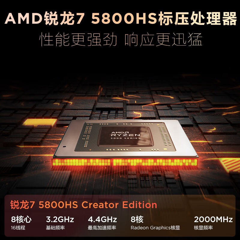 联想（Lenovo） YOGA 14s 标压锐龙版 14英寸 全面屏超轻薄笔记本电脑 8核 R7-5800HS Creator Edition 16G 512G MX450 2.8K90Hz