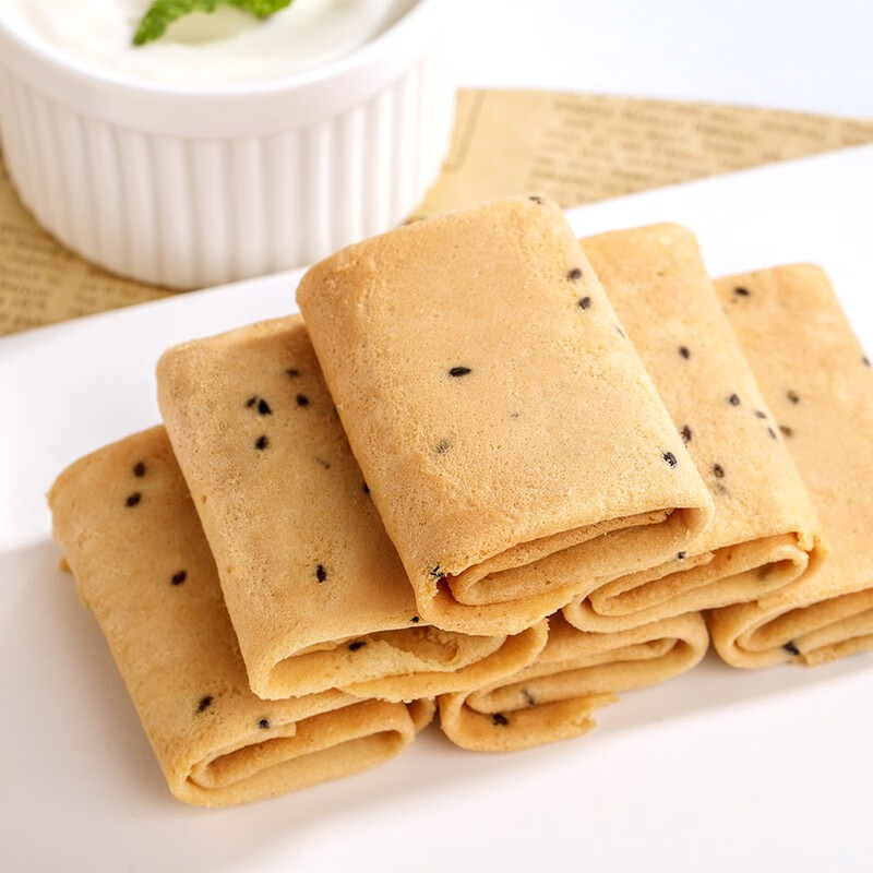 荣诚（Winsun）澳式金泊鸡蛋卷礼盒装凤凰卷饼干零食大礼包过年年货送礼 535g精装澳式金泊鸡蛋卷