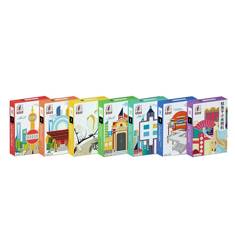 塞翁福 申活粥刊 1050g（150g*7）海鲜粥料组合