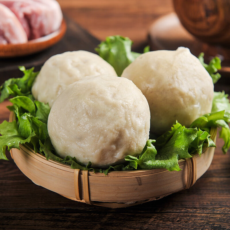 聚春园官方手工大鱼丸包心丸子福州特产中华老字号小吃火锅食材鱼圆丸子 手工大鱼丸300g*1
