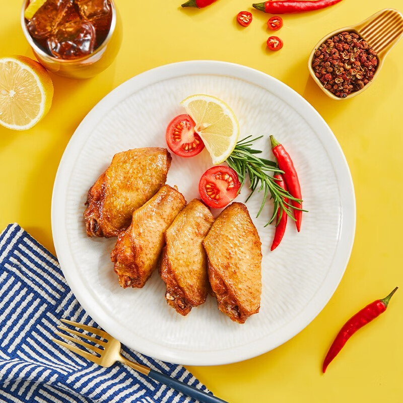 圣农 嘟嘟翅 翅中280g *2袋 奥尔良味 烤翅中 半成品鸡中翅 空气炸锅