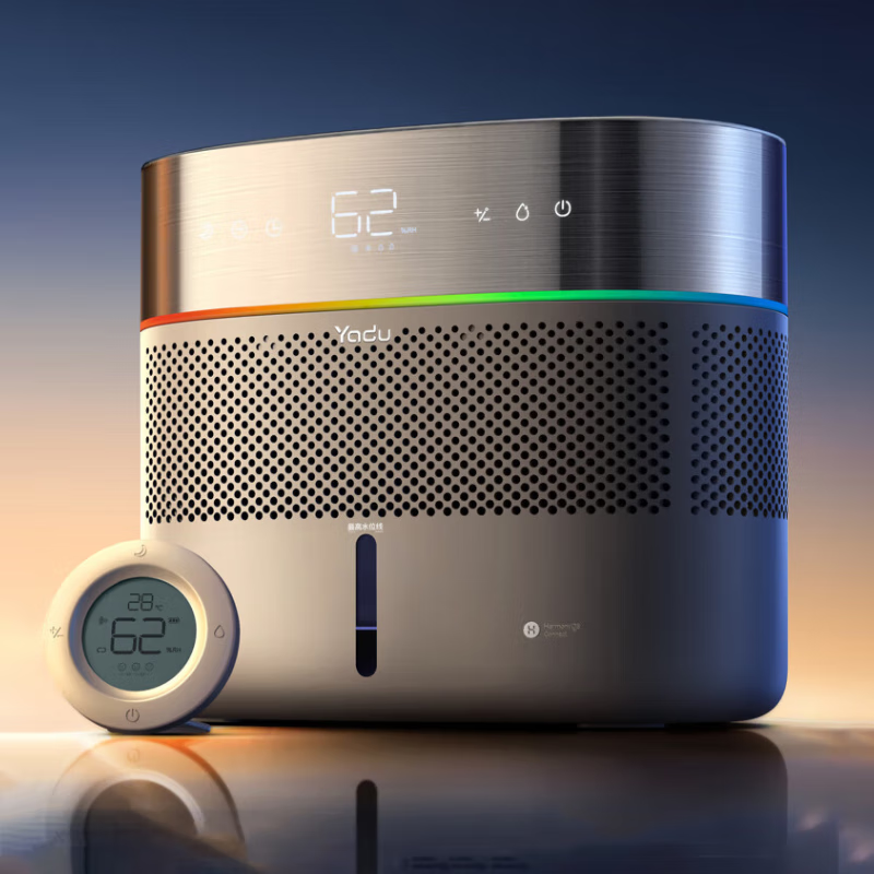 亚都亚都高端双擎无雾加湿器家用孕妇母婴级办公室轻音TJK800(Hi)Pro 浅灰色