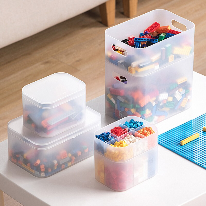 茶花（CHAHUA） 茶花收纳盒 分类收纳盒 透明收纳盒 【小号带把手】150005