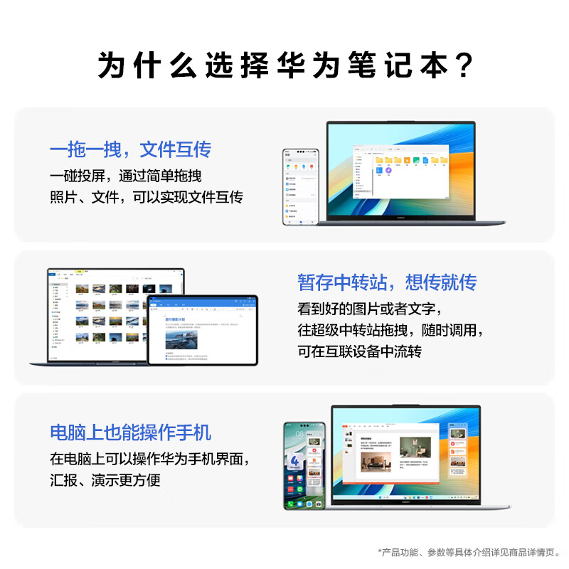 华为MateBook D 16 2024笔记本电脑 13代酷睿标压处理器/16英寸护眼大屏/轻薄办公本 i5 16G