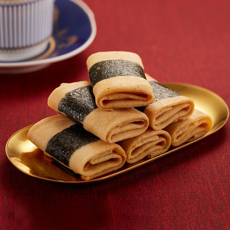 荣诚（Winsun）澳式金泊鸡蛋卷礼盒装凤凰卷饼干零食大礼包过年年货送礼 535g精装澳式金泊鸡蛋卷