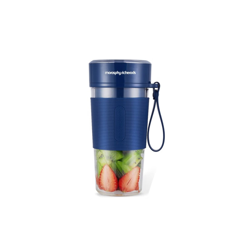 morosphy richerods 榨汁机果汁机气泡果汁杯榨汁杯家用便携式水果快速鲜榨礼品 MF-98011（粉色）