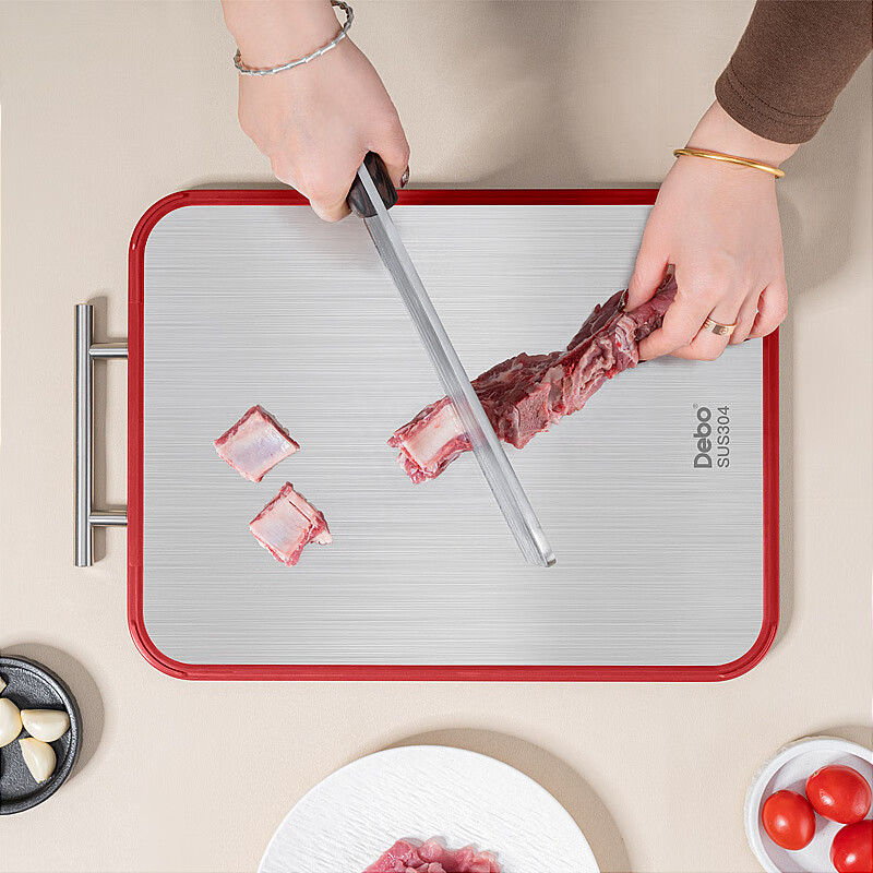 Debo德铂双面菜板砧板家用抗菌切菜板擀面案板厨房加厚防滑菜板