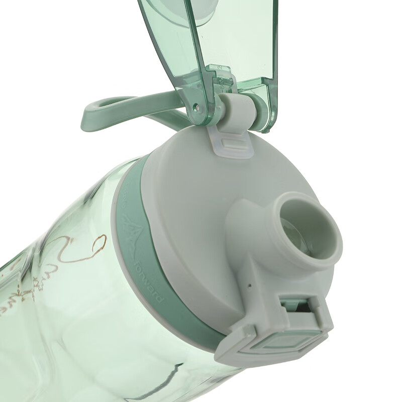 乐扣乐扣（locknlock）塑料杯大容量儿童可爱吸管杯运动水杯子男女学生运动水杯高颜值 HLC682GRNFU 800ml 1个