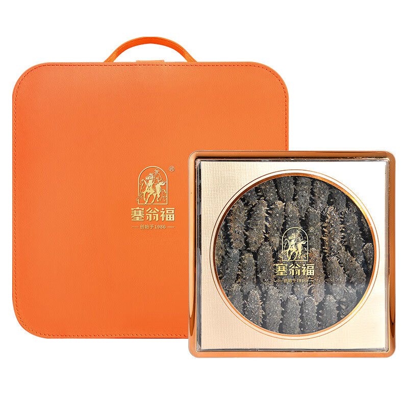 塞翁福 大连底播海参干货辽刺参海鲜水产礼盒 AAAA干海参225g