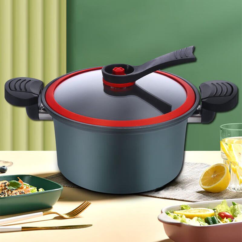 艾逸瑶选巴尔加斯复古绿微压锅24CM CJ-21010