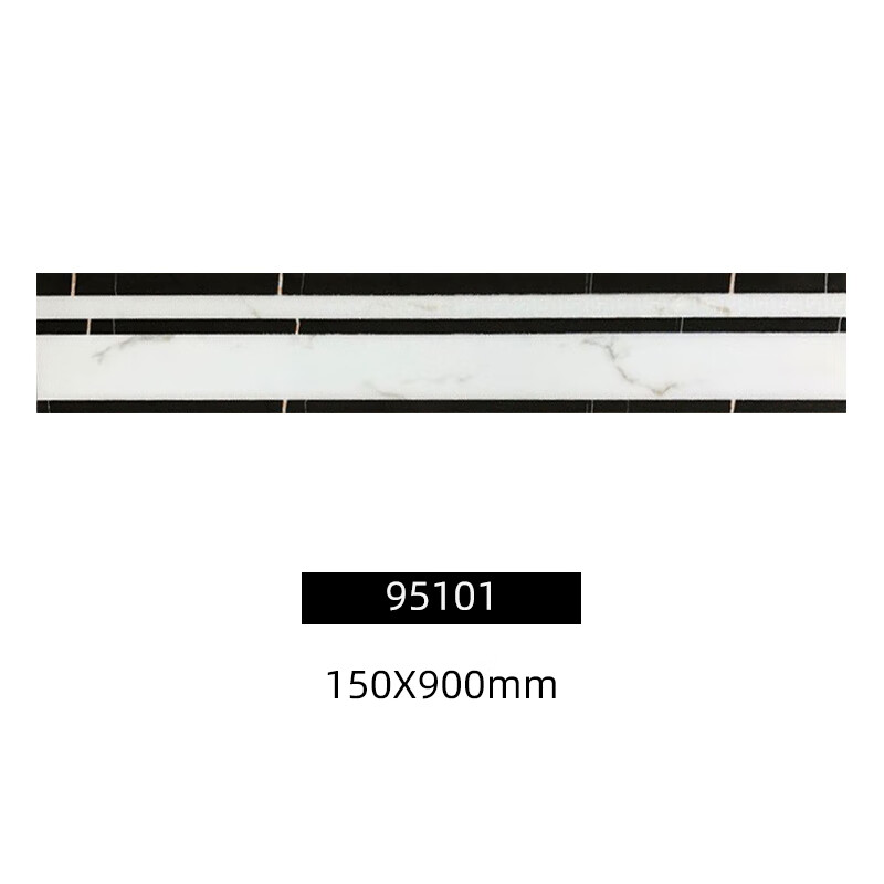 水晶车位定制客厅餐厅150X900波导线瓷砖走廊过道门厅波打线圈边踢脚线 波