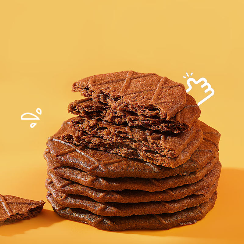 满格华夫阿华田满格华夫脆 巧克力薄脆饼干休闲零食办公室解馋食品整箱 【1箱】阿华田满格华夫脆 315g