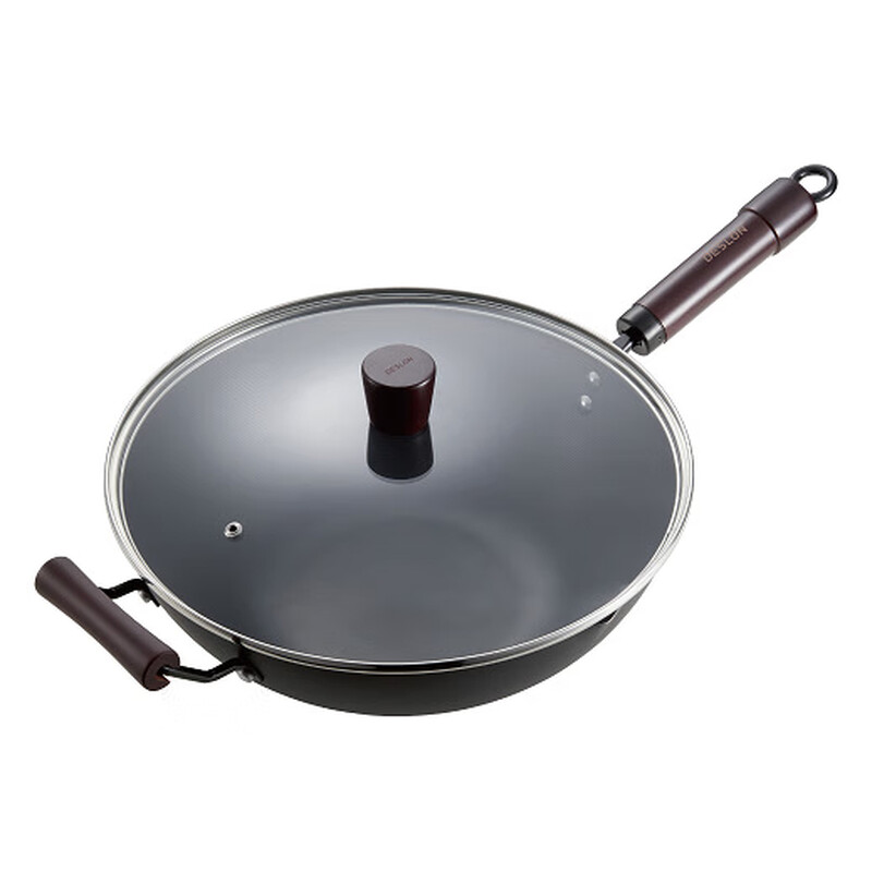 德世朗（DESLON）中式炒锅爆炒轻铁锅精铁窒化无涂层 DFS-C831A/DFS-C831B