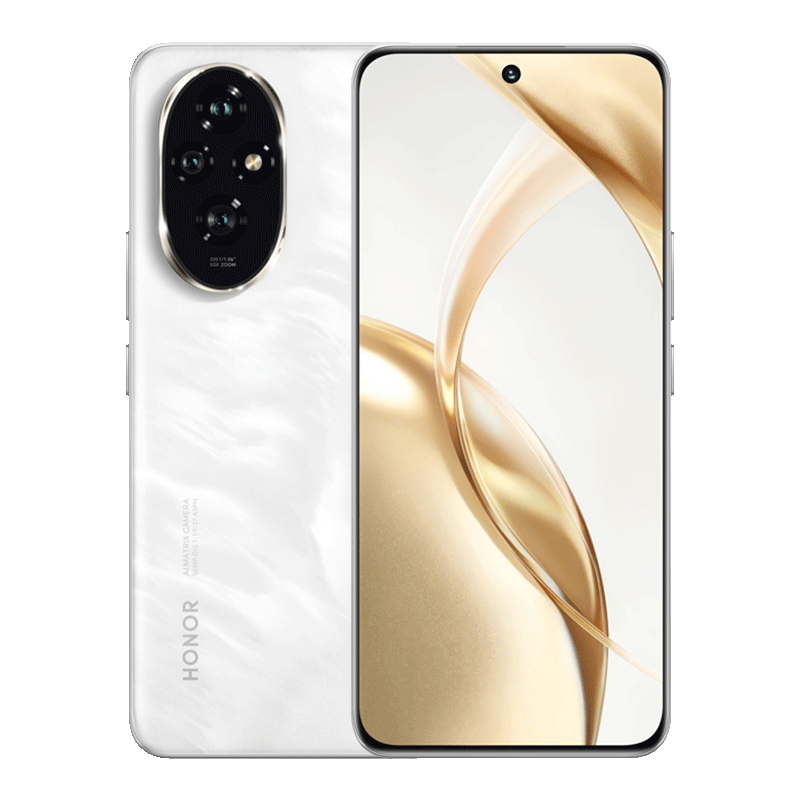 荣耀200 旗舰级青海湖电池 绿洲护眼屏 雅顾光影主摄 12+256 月影白 AI 新款5G拍照智能手机